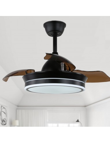 Oaks Aura Retractable 36'' Ceiling Fan with LED Lights