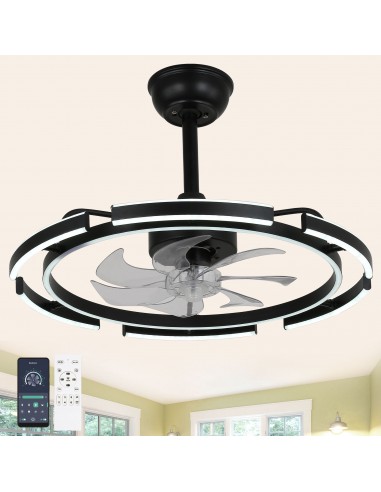 Oaks Aura DIY Shape Adjustable Ceiling Fan with Lights Remote&APP Control 3-Color Changing 6-Speed