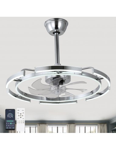 Oaks Aura DIY Shape Adjustable Ceiling Fan with Lights Remote&APP Control 3-Color Changing 6-Speed