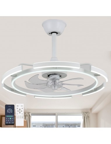 Oaks Aura DIY Shape Adjustable Ceiling Fan with Lights Remote&APP Control 3-Color Changing 6-Speed