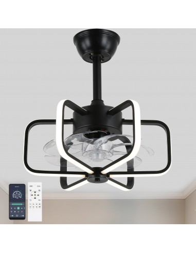 Oaks Aura 18" Dimmable Smart Ceiling Fan with Lights and Remote Control